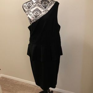 Torrid black off the shoulder dress